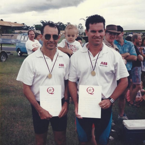 1993 Queensland Canoe Marathon Titles. OMTK2 1st Place 
Georgie Athanasiou & Phil Ebzery