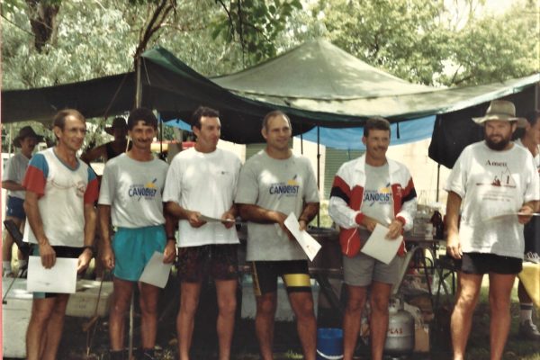 1994 Queensland Canoe Titles M V35TK2  John Kovic & Cary Henry 1st, Steve McLay & Gerard Mills 2nd, Alan Hooper & Richard Clark 3rd.