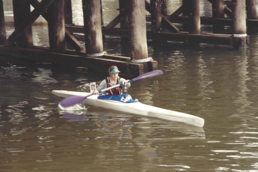 1995 Australian Canoe Marathon Titles Ravenswood - Western Australia. LJK1 Karyn Peden